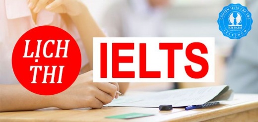 Lịch thi ielts cập nhật mới nhất tại tphcm