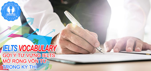 từ vựng trong IELTS - ielts cấp tốc
